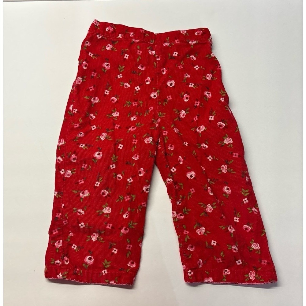 Vintage Kids Clothes McKids McDonald's Red Rose Corduroy (12 mon) - Picture 2 of 7
